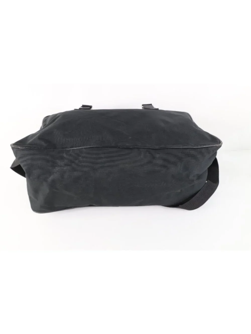 Ermenegildo Zegna Parfums Spell Out Handled Weekender Duffel Bag Carry On Black